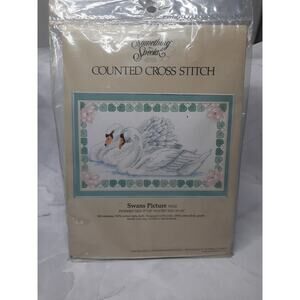 Candamar Something Special Counted Cross Stitch Kit 50152 Swans Picture